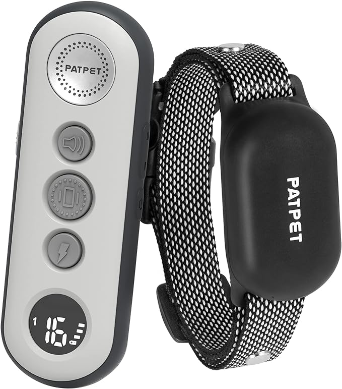 PATPET Dog Training Collar with Remote 3 Adjustable (8-120 lbs)