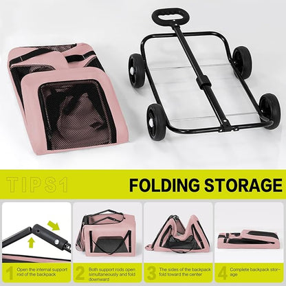 Pet Stroller 4 Wheels