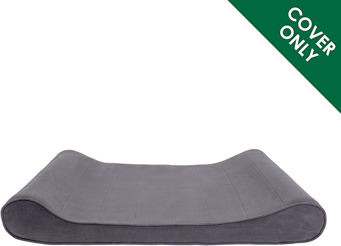 Furhaven Replacement Dog Bed Cover Microvelvet Contour Luxe Lounger