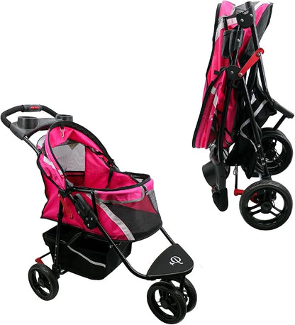 Petique Revolutionary Durable Pet Stroller 55LBS -