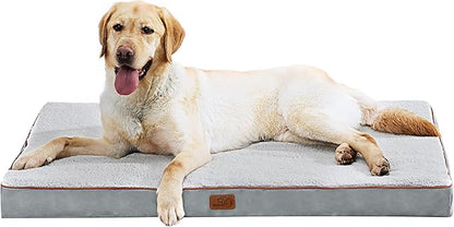 Bedsure Extra Large Dog Bed for Large Dogs 100lbs, Light