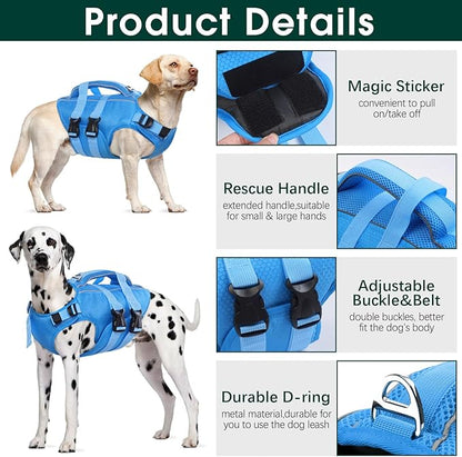 Kuoser Dog Life Jacket High Flotation