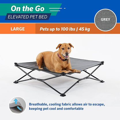 COOLAROO On the Go Cooling Elevated Dog Bed