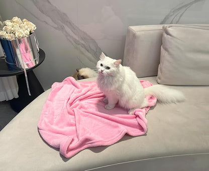 iMaylex Soft Puppy Flannel Fleece Blanket for Pet Dog Cat 19 x 27 inch (50 x 70 cm)