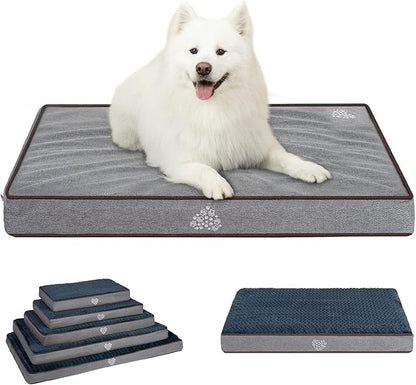 VANKEAN Dog Bed Soft Crate Pad Mat Reversible Cool & Warm