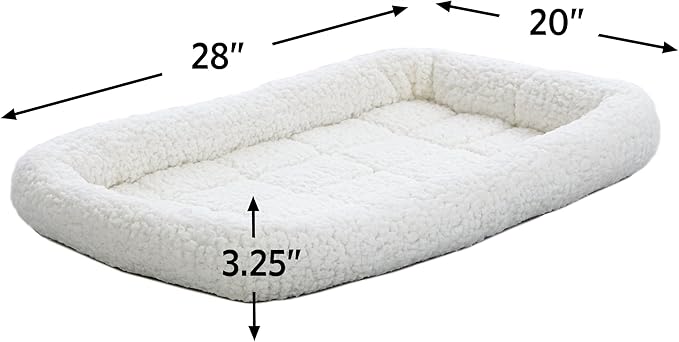 MidWest Homes for Pets Pet Carrier Dog Bed 32-Inch Plastic