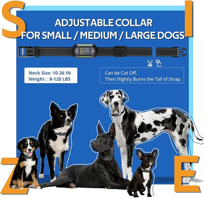 Dog Bark Collar IP67 Waterproof 4 Modes: 5 Sensitivity