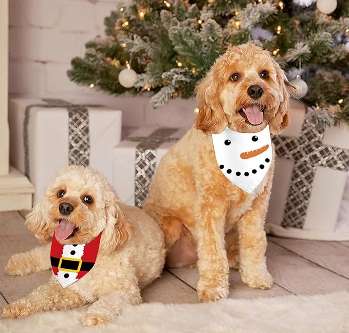 Christmas Dog Bandanas 2 Pack