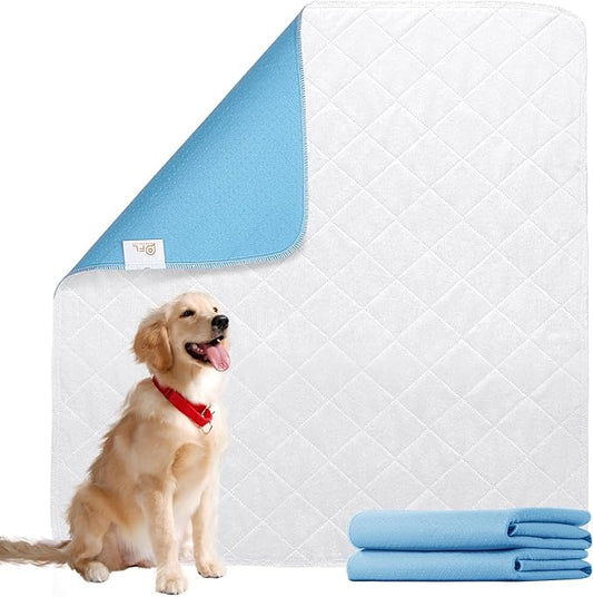 Reusable Pee Pads for Dogs 2 Pack 41"x41" Absorbent