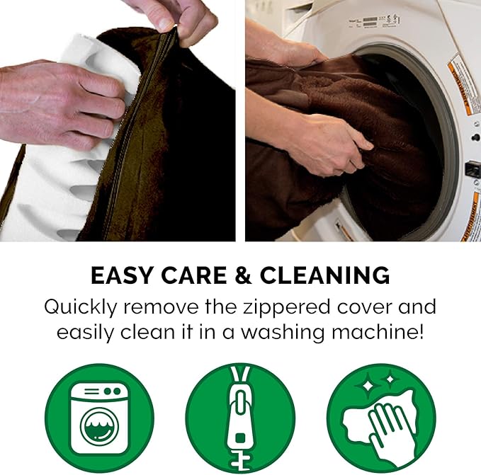 Furhaven Orthopedic Dog Bed for Large/Medium Dogs w/ Removable Bolsters & Washable Cover 55 lbs