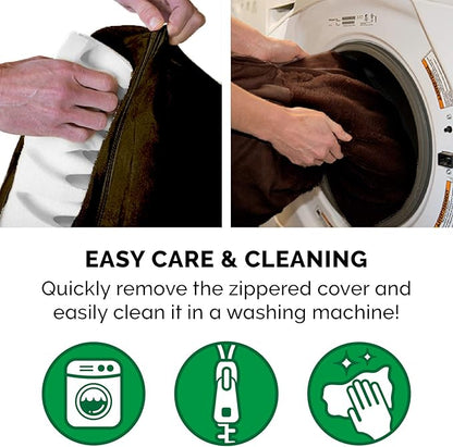 Furhaven Orthopedic Dog Bed for Large/Medium Dogs w/ Removable Bolsters & Washable Cover 55 lbs