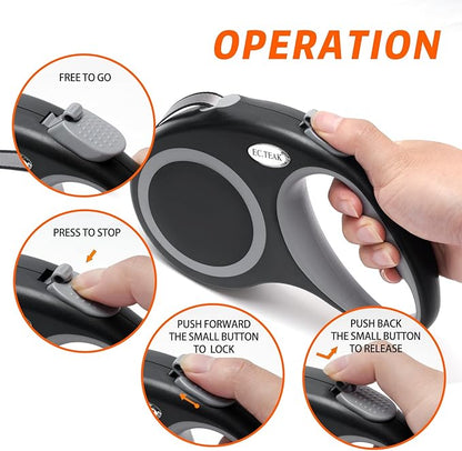 Retractable Dog Leash 26 FT 110lbs, Strong 26 FT(66-110