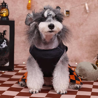 CuteBone Halloween Dog Dresses Velvet Holiday Small Dogs CVA42XS-D