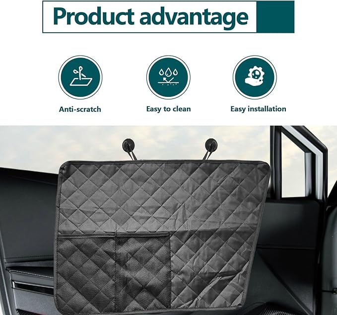 1PCS Pet Car Door Protector Dog Car Door Cover