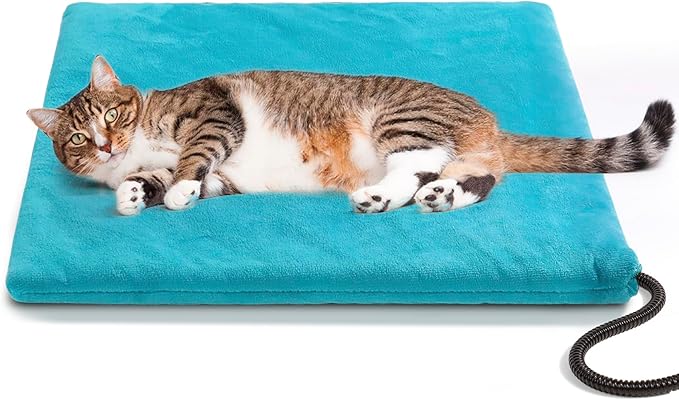 clawsable Outdoor Pet Heating Pad for Dog & Cat (M-18"x18")