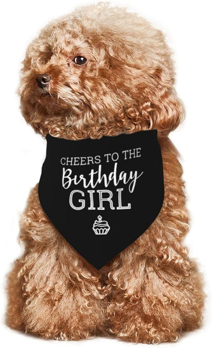 Birthday Girl Dog Bandana
