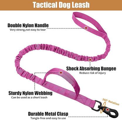 Tactical Dog Collar Leash Set