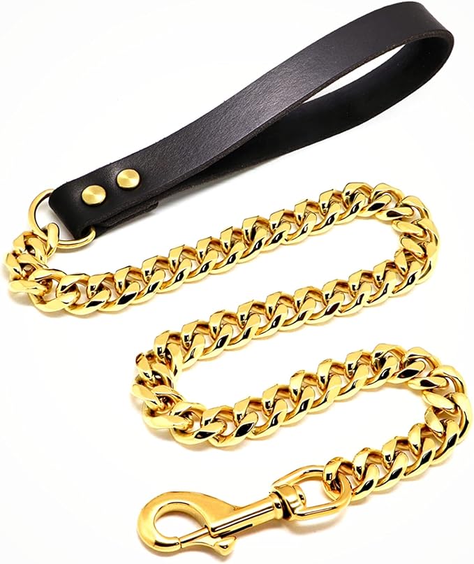 Heavy Duty Dog Leash 15mm/19mm Strong 3FT/4FT/5FT Comfortable (15mm/4FT)