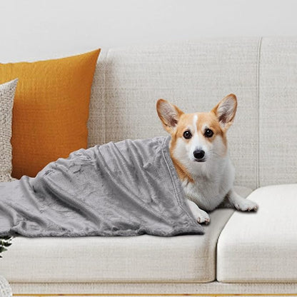 Large Dog Blanket-30 x 40" Soft Fleece Dog Blanket for Large Dog Washable