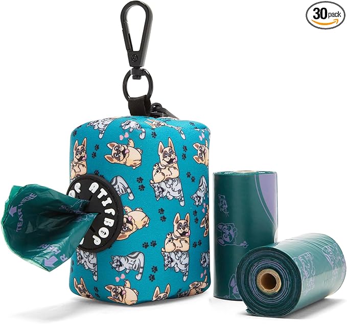Dog Poop Bag Dispenser with 30 Bags