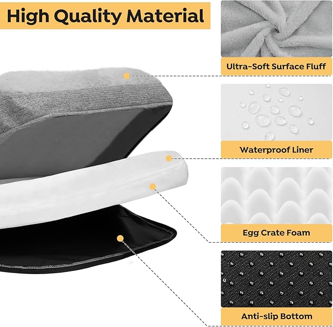 Veehoo Orthopedic Dog Bed for Medium Large Sized Dogs 60 lbs,