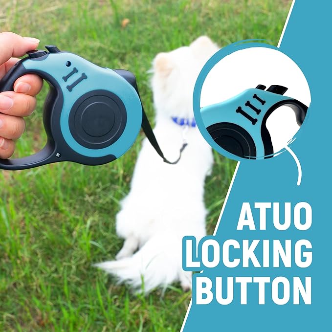Retractable Dog Leash Automatic Telescopic Tractor Dog Tape 10/16 FT