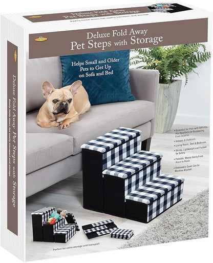 E.P.C. Deluxe Fold Away 3 Step Pet Stairs