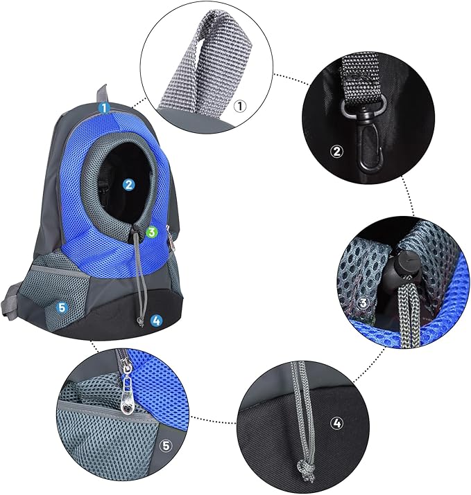 SOFTIER Pet Dog Carrier Backpack Puppy Dog Travel