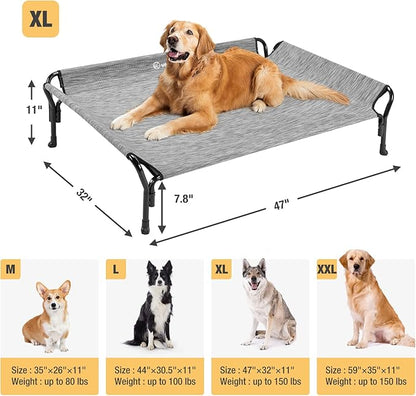 Veehoo Cooling Raised Dog Bed
