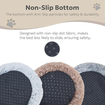 Calming Donut Dog Beds for Small Dogs and Cat 23")