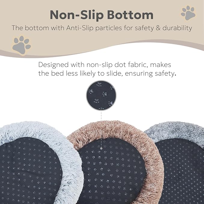Calming Donut Dog Beds for Small Dogs and Cat 20")