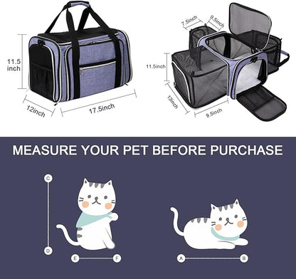 BAGLHER Cat Carrier Bag 5 Sides 3 Sides