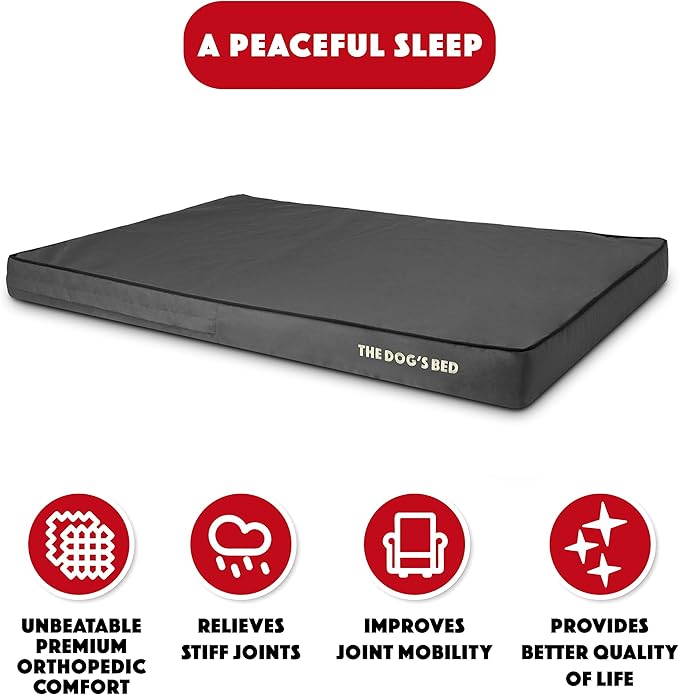 The Dog’s Bed Orthopedic Memory Foam Dog Bed 54x36, Pain