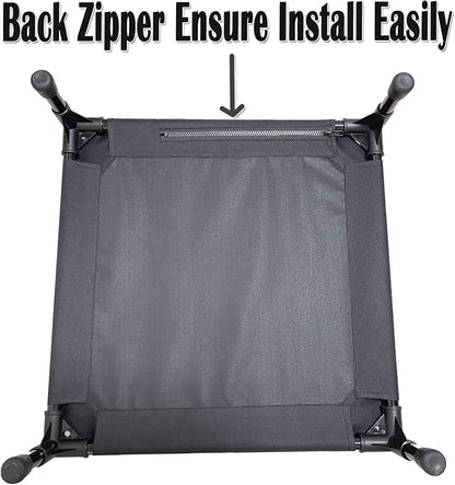 Love&go Elevated Dog Bed with Metal Frame (Small-18.5x18.5x5.5 inch,