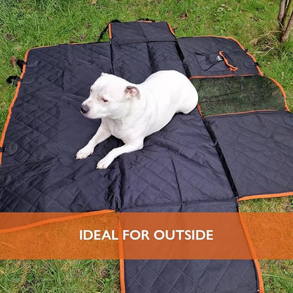 Dog Car Seat Cover for Back Seat Pocket,100% Waterproof,