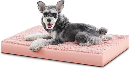 JOEJOY Orthopedic Dog Bed for Medium Small Dogs 30x20 Inch,
