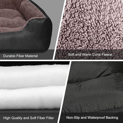 PUPPBUDD Dog Beds for Extra Large Dogs