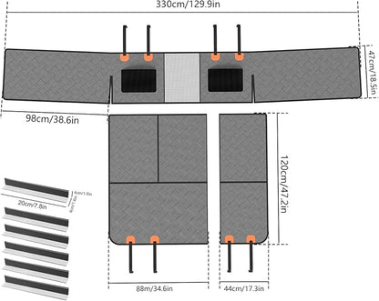Dog Car Seat Cover Back Seat Extender