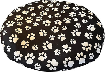 Furever Dogbed SLIPCOVER-Stretchy, Soft Pet Bed Cover-Universal-Easy to Remove (Zipper Free) -Black/Large