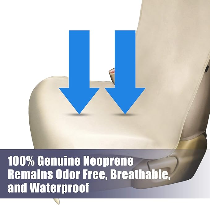 Ryzen Waterproof Neoprene Universal Fit Car Seat Cover