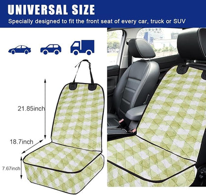 Ziciner Car Front Seat Dog Cover 600D Waterproof