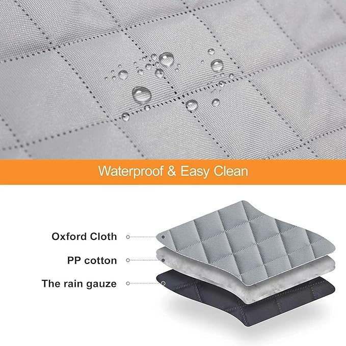 GXT Dog Back Seat Cover Protector for Cars SUV and Trucks with Mesh Window