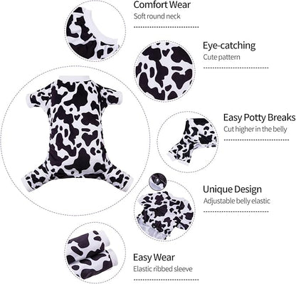 CuteBone Dog Pajamas Costumes Fleece Pet Clothes Puppy Onesie Winter Holiday Cute Cat Jammies Keep Your Pet Warm in The Cold Weather P222XS