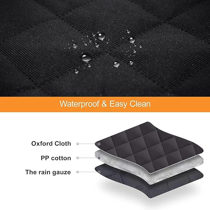 GXT Dog Back Seat Cover Protector for Cars SUV and Trucks with Mesh Window