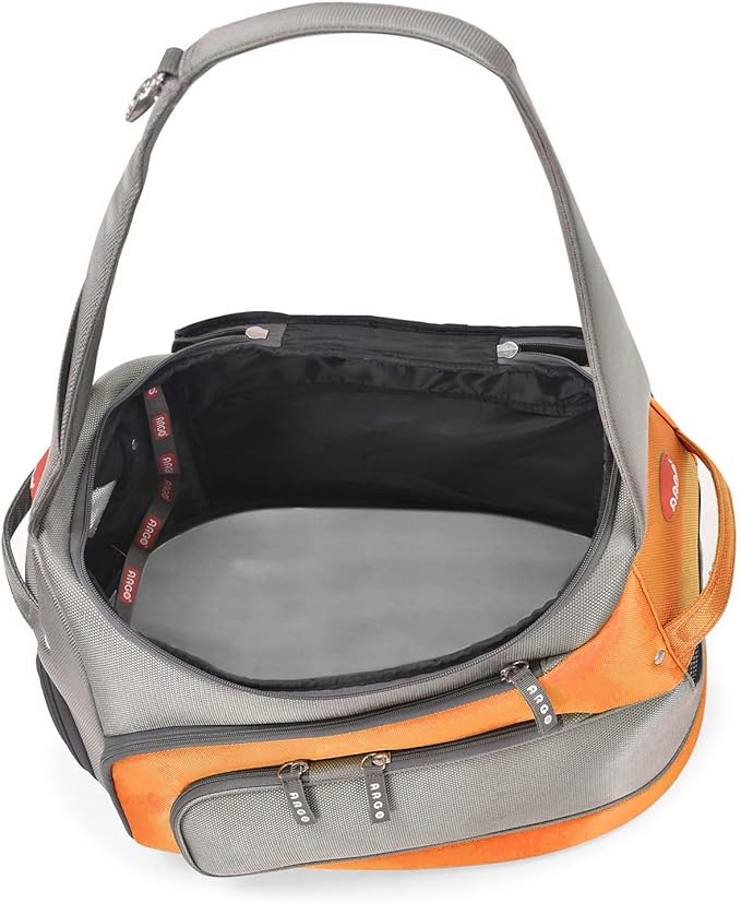 Argo Large Aero-Pet Airline-Approved Pet Carrier, Tango Orange