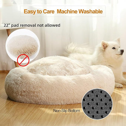 JEMA Calming Small Dog Beds for Small Dogs 22 Inch