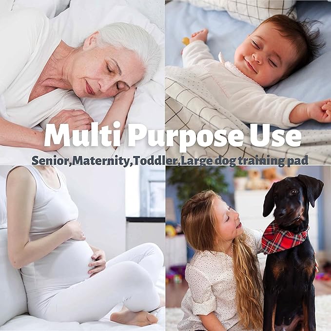 Pawertech 34x36 Positioning 4-Layer Bed Pad with Handles