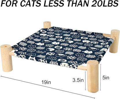 Patas Lague Pet Bed 19x19x5 inches, 20 lbs,