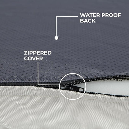 Best Pet Supplies Cute Dog Crate Mat Flat Bed with Waterproof Exterior 24X16X3