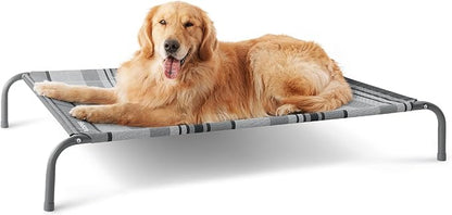 Bedsure Large Elevated Cooling Outdoor Dog Bed 49 inches